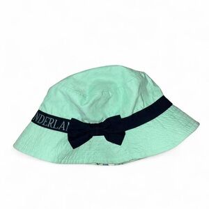 Mint Green Wonderland Themed Bucket Hat